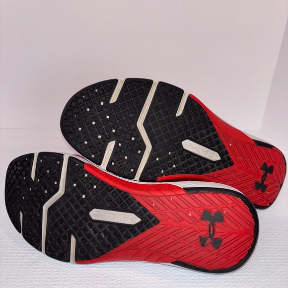 Under Armour Mens Charged RC Running Shoes Sneakers‎ Red Black Athletic Size 12 - Picture 6 of 9